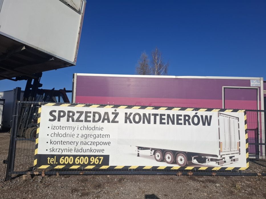 Chłodnia Kontener magazyn przechowalnie garaż z transportem