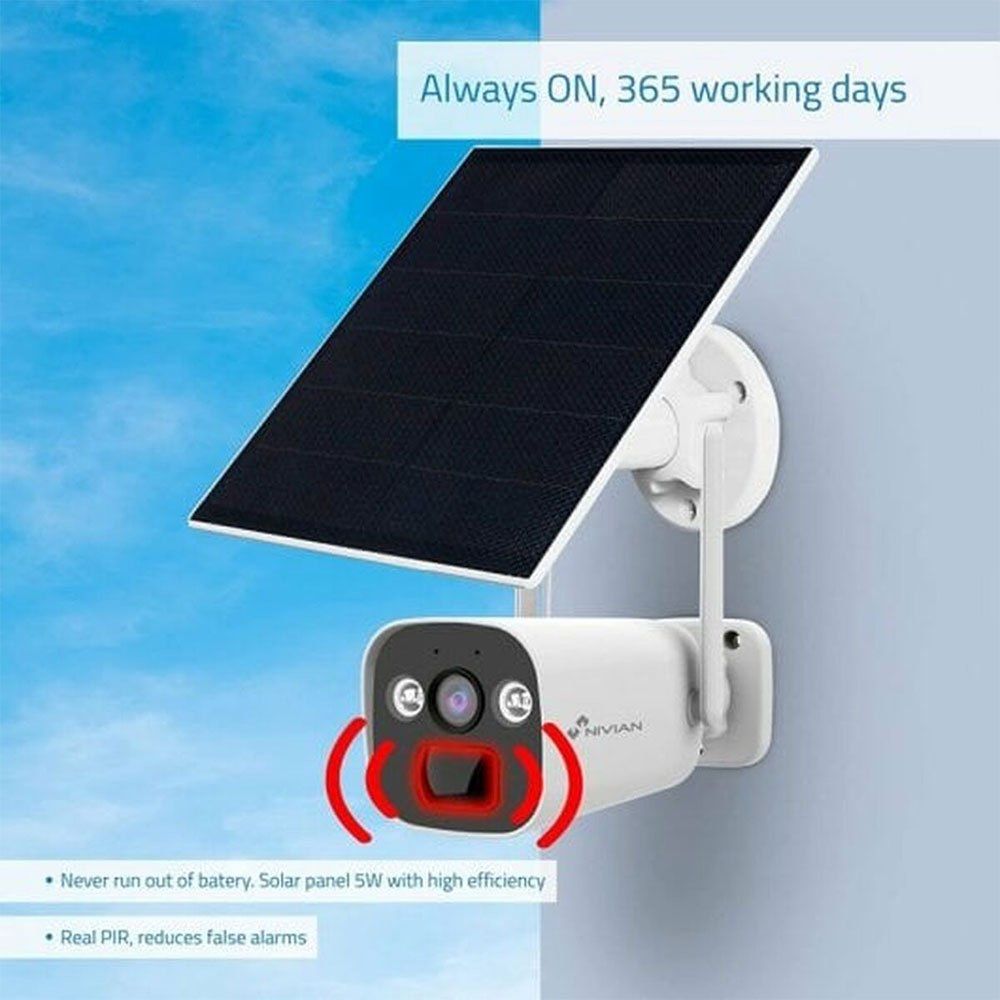 Nivian Câmera Segurança NV-CAM01-SOLAR4G
