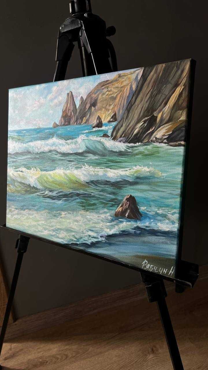 obraz olejny"Morze" 30*40