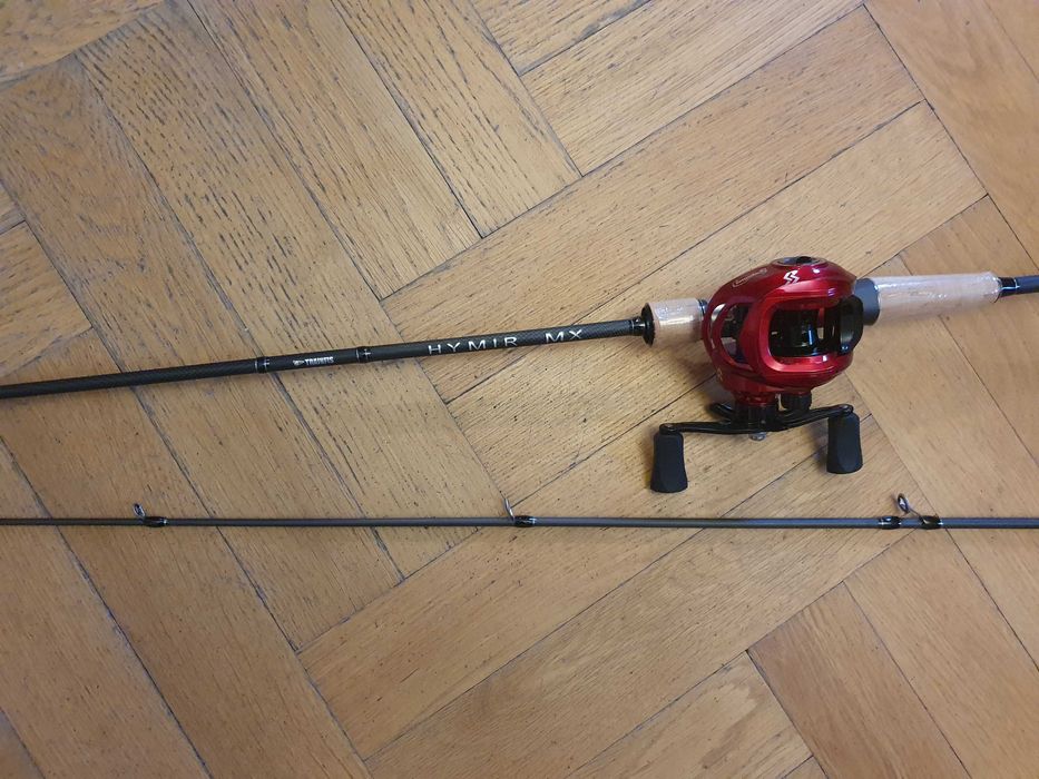 Piękna wędka zestaw castingowy osprzęt FUJI 210 cm 5-20g cast