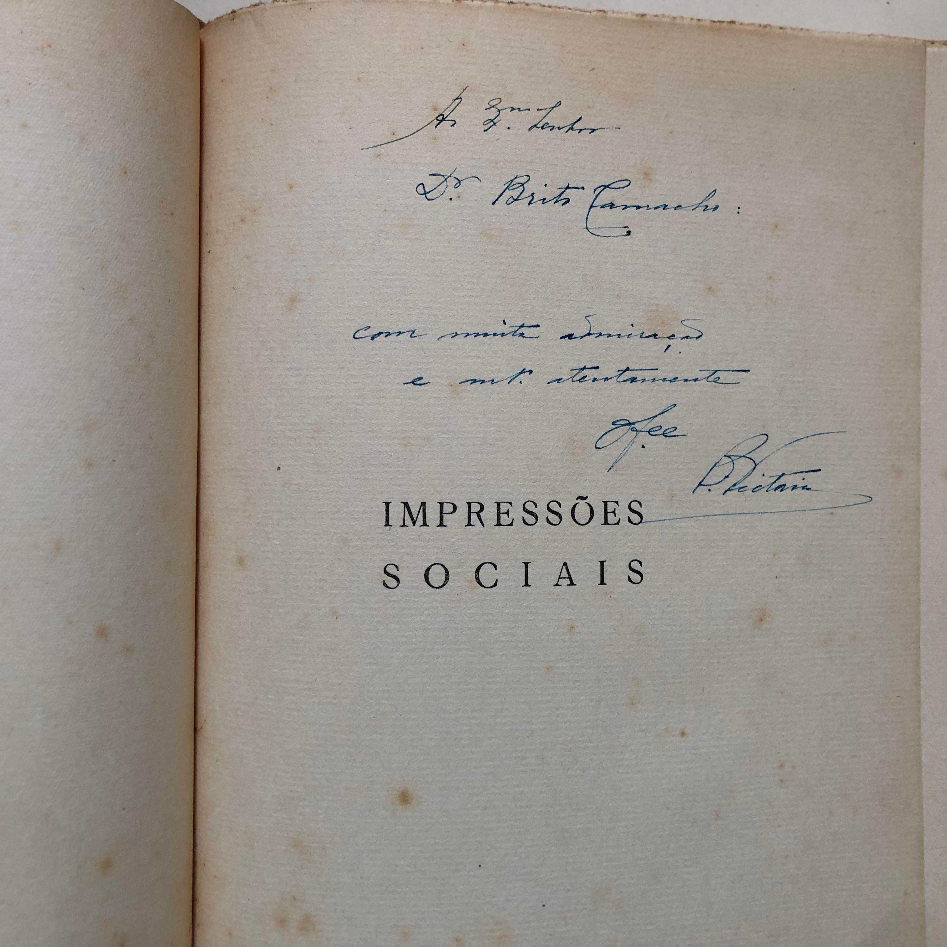 Impressões Sociais - António P. Victorino -- Dedic ao Dr Brito Camacho