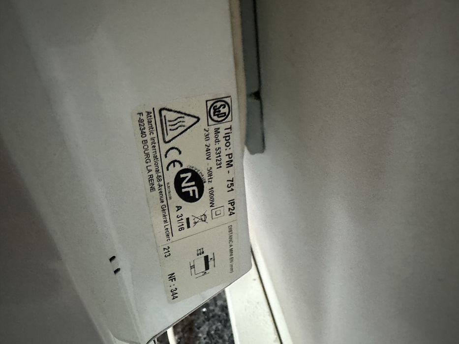 Aquecedor S&P ceramico 1000W