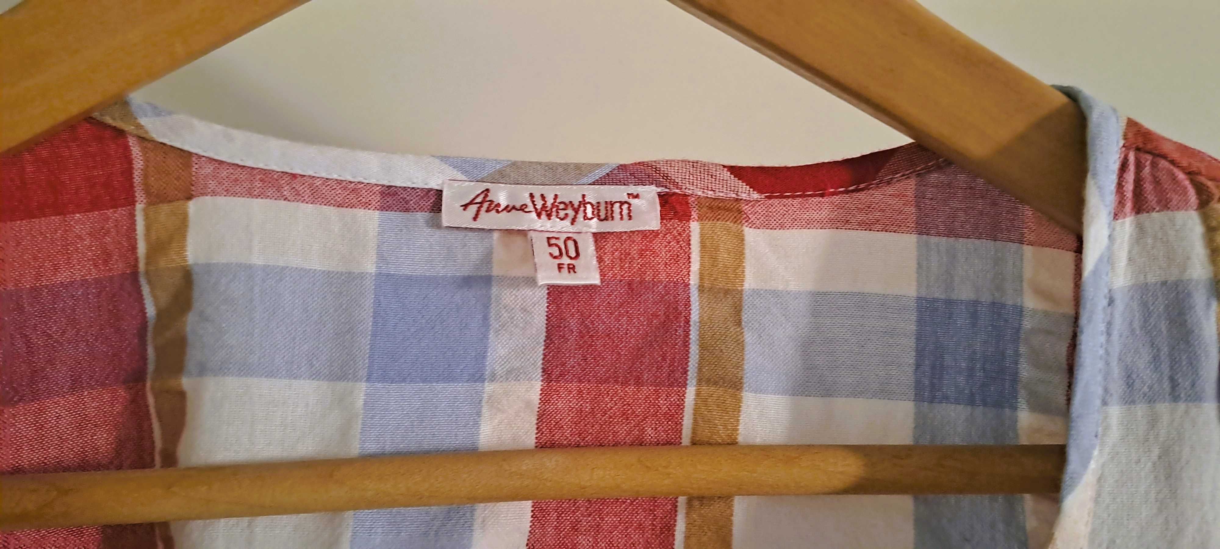 Blusa EM Xadrez da Anne Weyburn: Tam 50