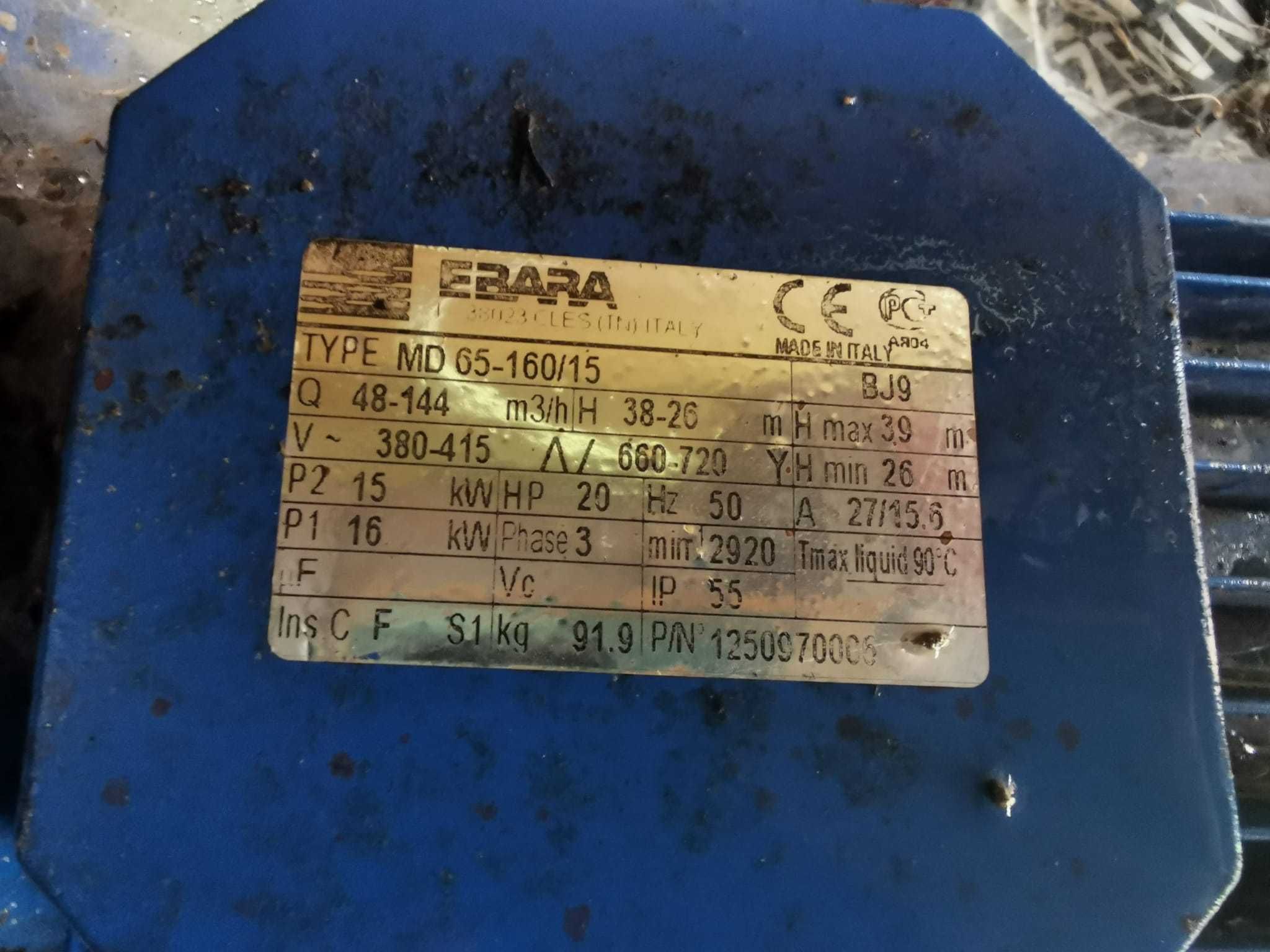 Pompa przemysłowa Ebara MD 65-160/15