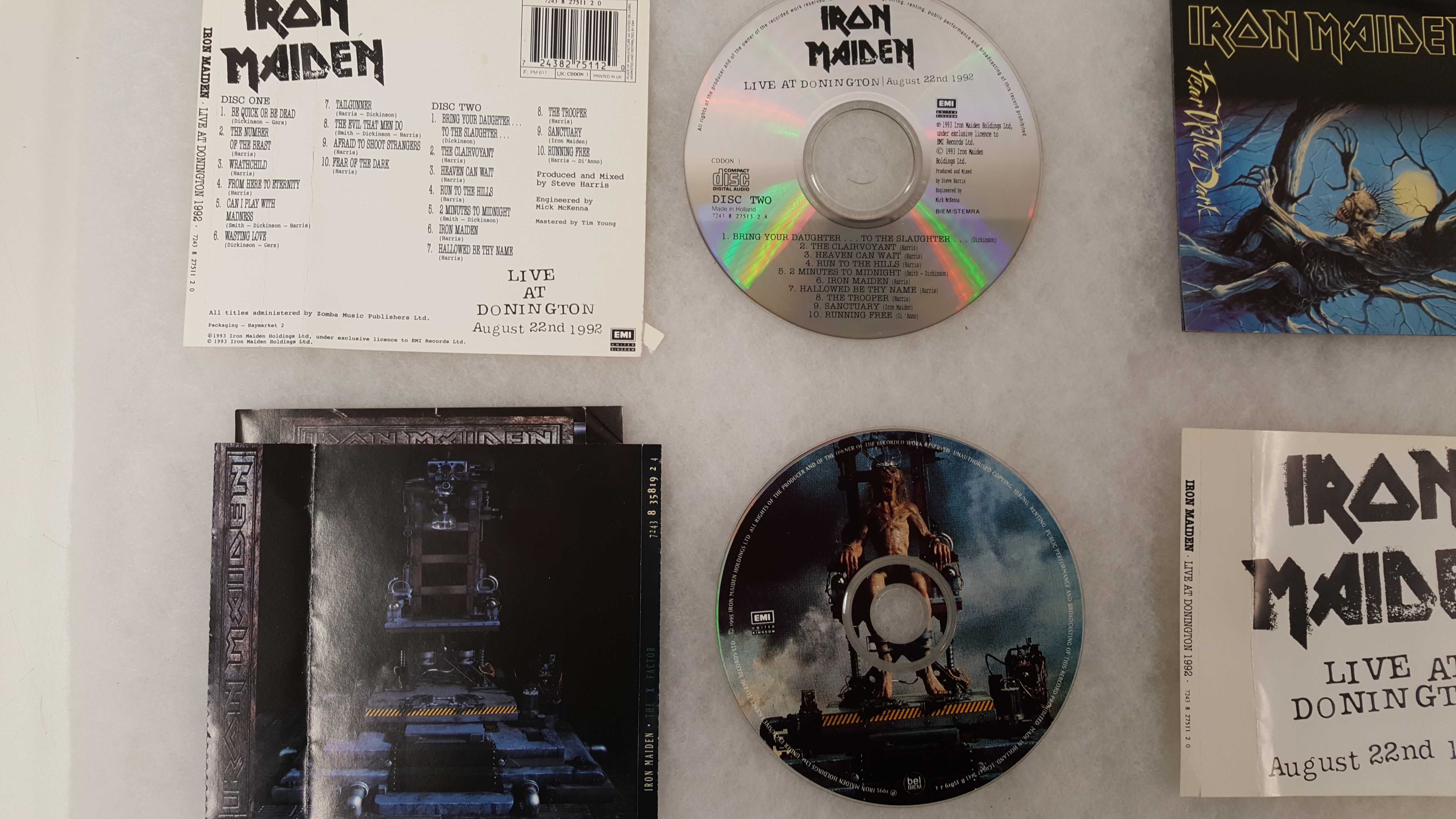IRON MAIDEN Kolekcja płyt CD 14 szt. 80-te lata