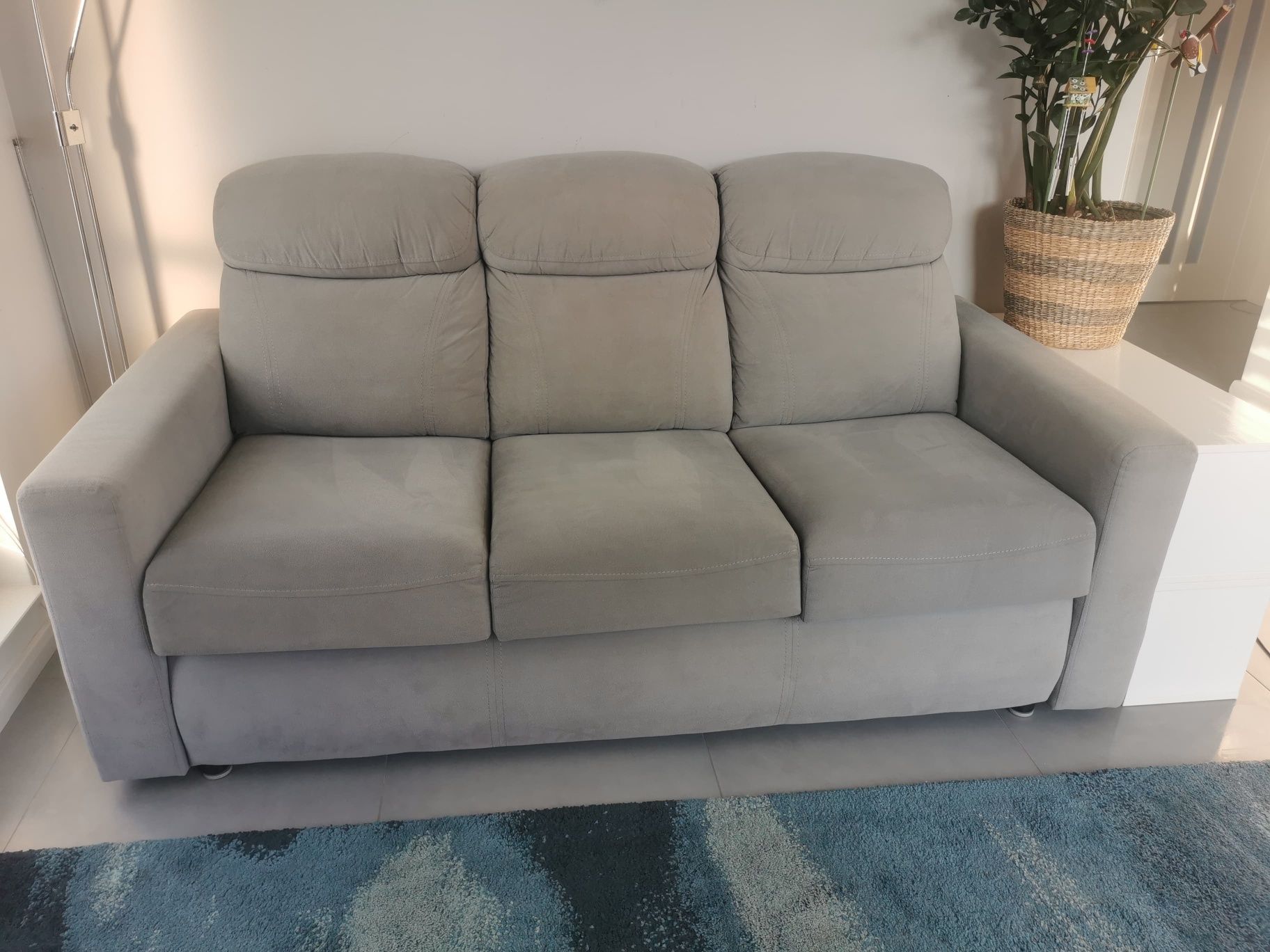 Sofa 3 osobowa wypoczynkowa na relaks rozkładana funkcja spania