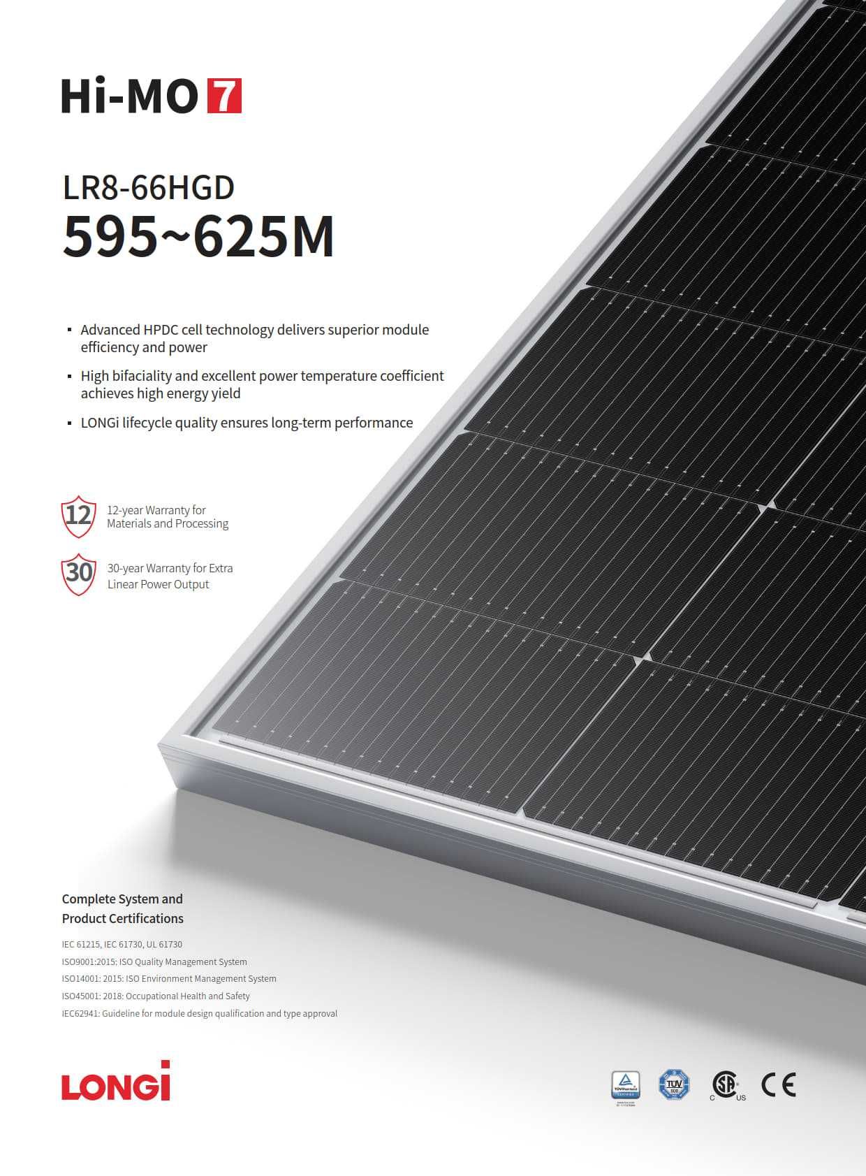 bifacial panel fotowoltaiczny 610W wysyłka pobranie Longi
