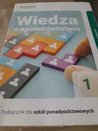 Wiedza o społeczeństwie 1 podr dla szkół ponadpodstawowych