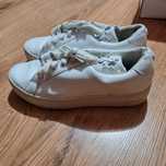 Michael Kors tenisówki sneakersy białe z kwiatkami 36.5 skórzane