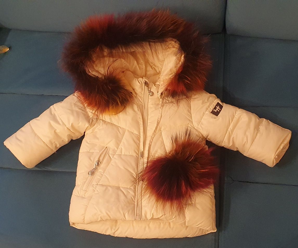 Зимняя тёплая детская куртка 74 размер