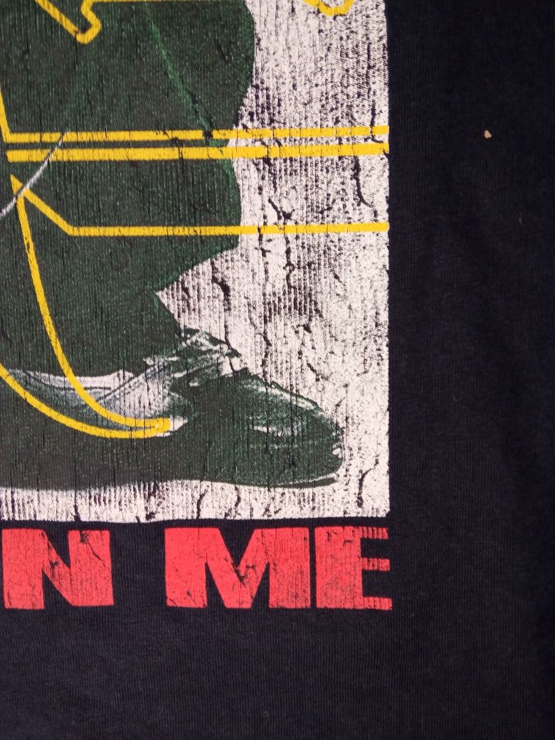 Czarna Koszulka Tupac y2k rap oversize L