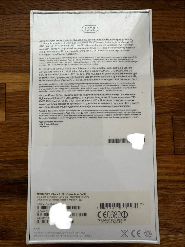 iPhone 6s Plus 16GB Space Gray NOWY!!