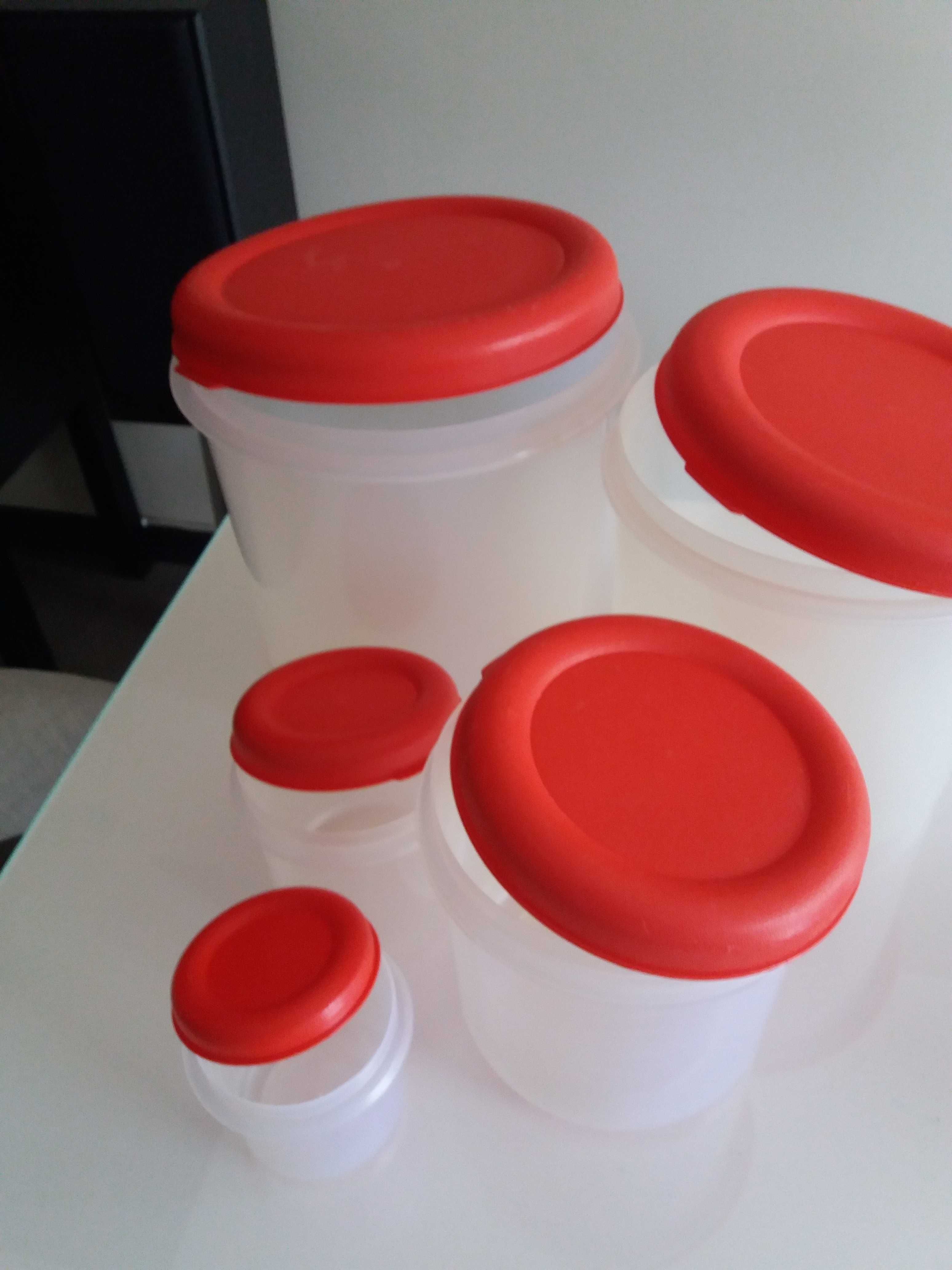 Recipients Tupperwares para alimentos arrumação