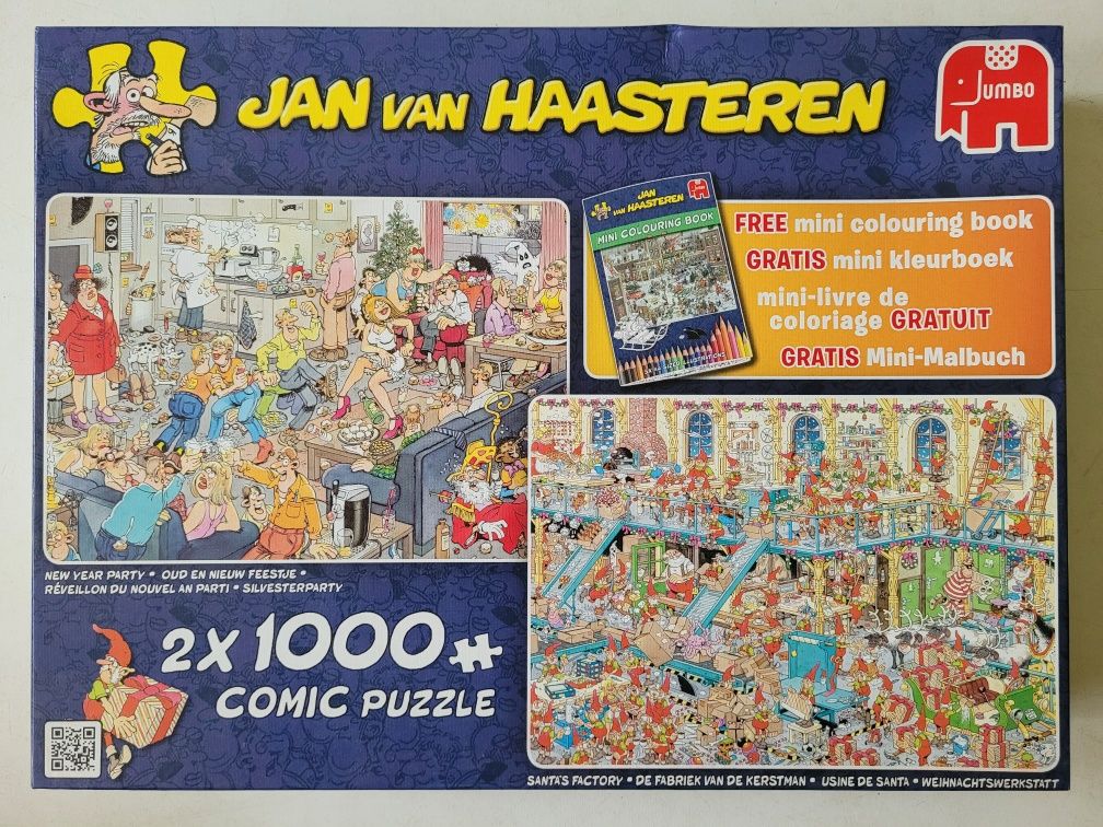 Puzzle 2x1000 Jumbo Jan Van Haasteren