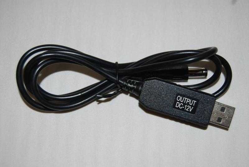 Tzt usb кабель для роутера від повербанка з перетворювачем на 12v