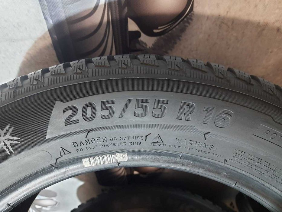 Шини 7,5мм 205/55 R16 MICHELIN Alpin 5 б/у зима склад