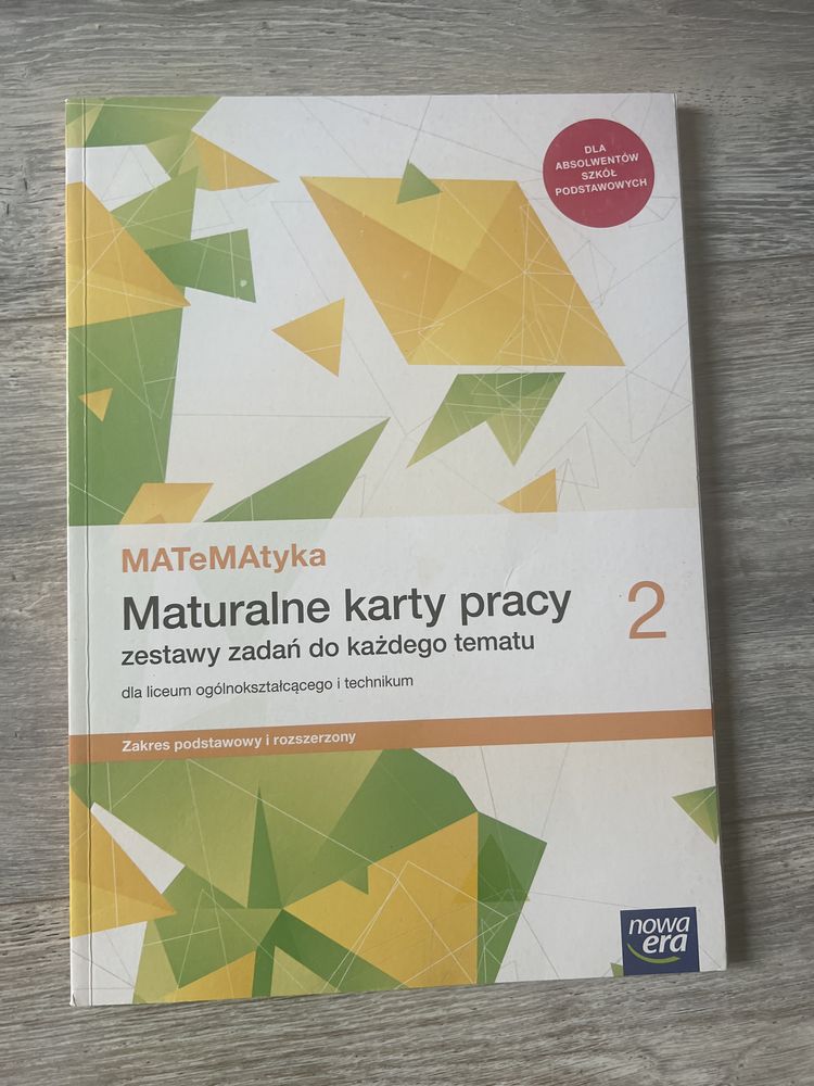 MATeMAtyka Maturalne karty pracy zakres podstawowy i rozszerzony