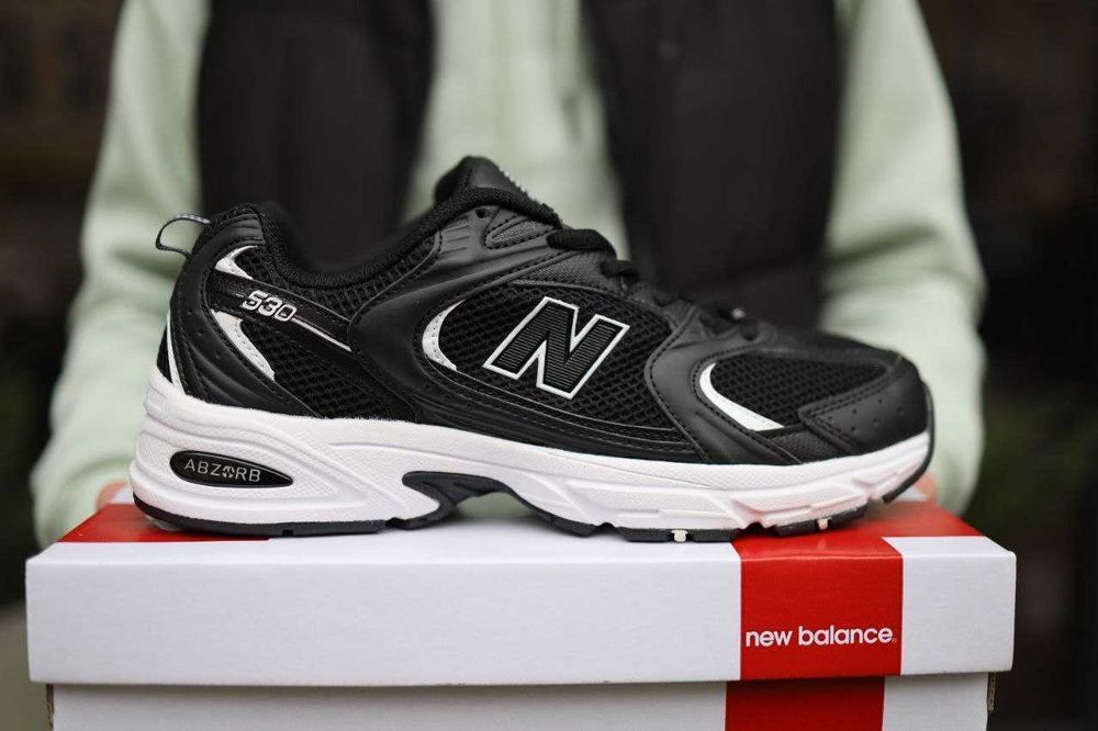 !ТОП! New Balance 530 Black/White 36 37 38 39 40 41 42 43 44 45 NB НБ