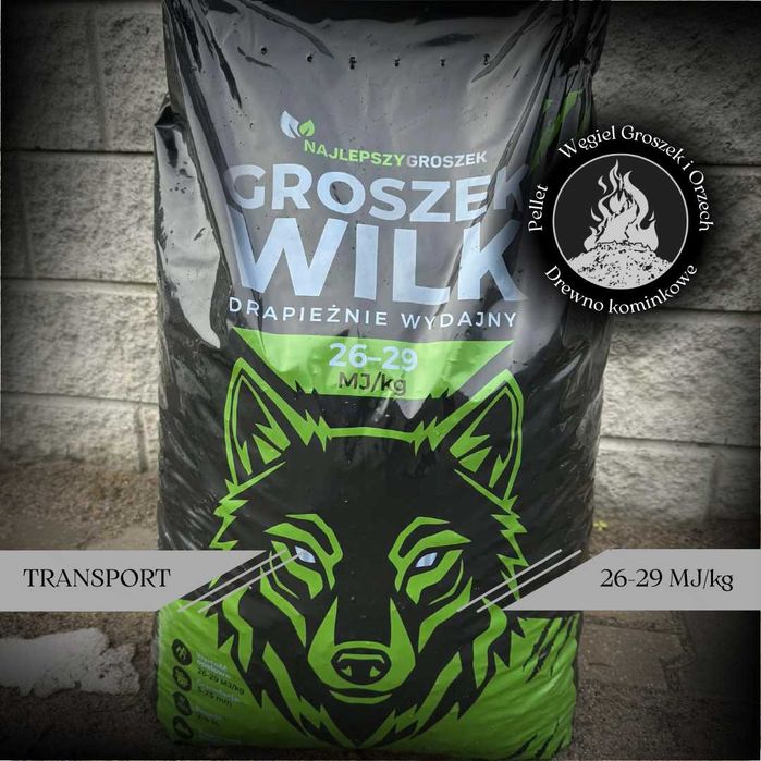 Węgiel Groszek WILK 26-29 MJ Workowany Dostawa