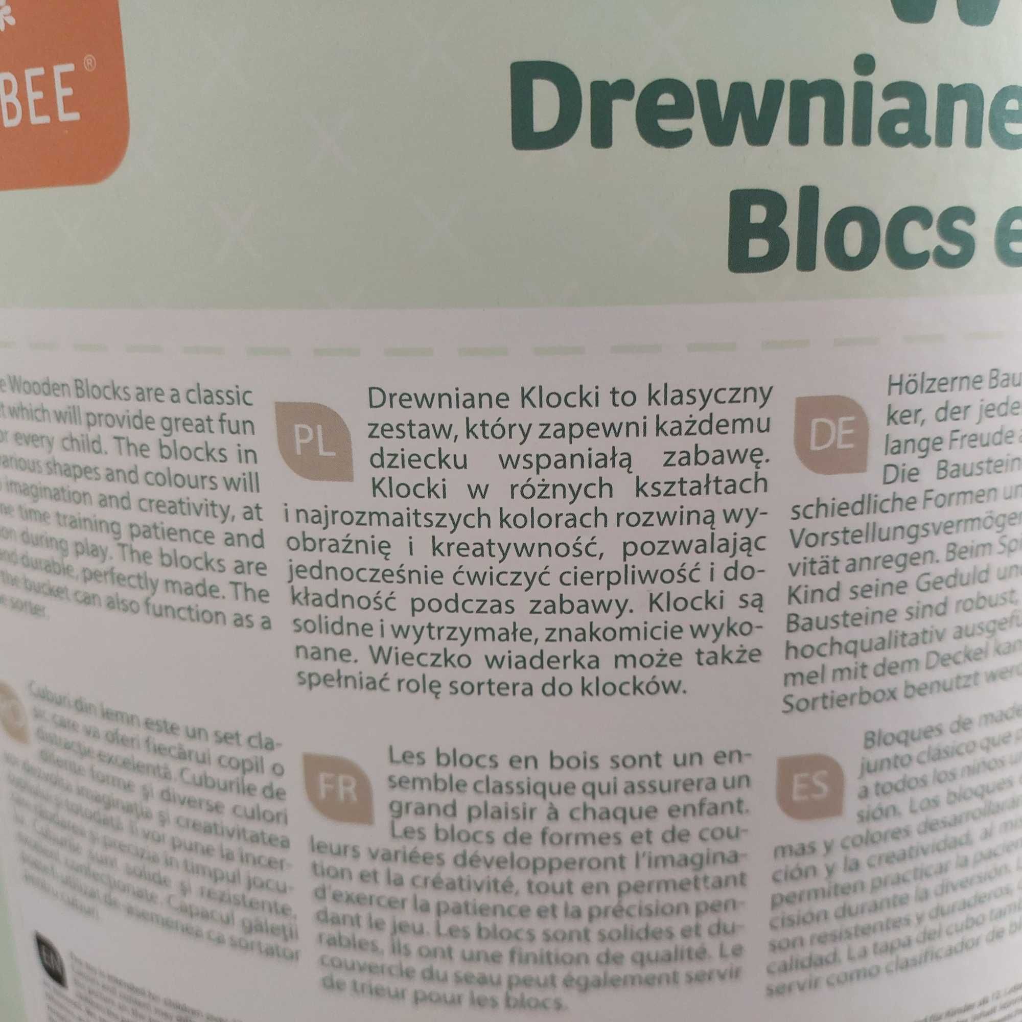 NOWE Drewniane Klocki SMIKI sorter