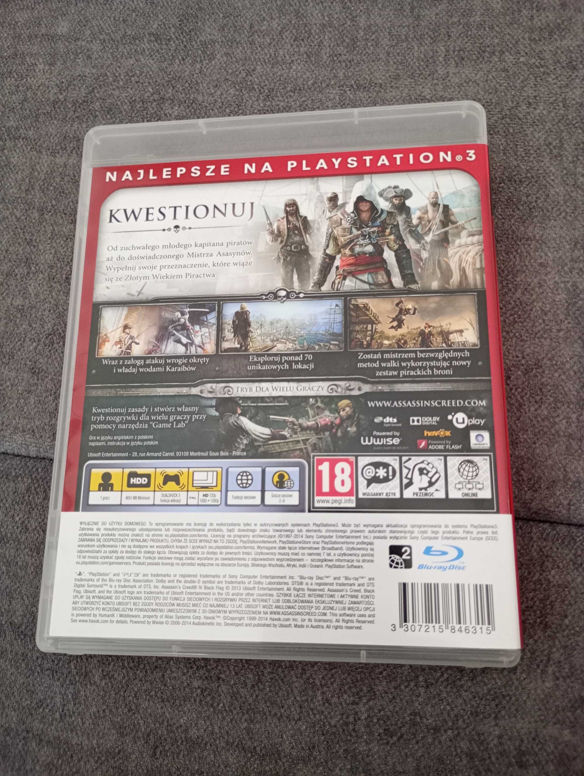 Gra PS3 Assassin's Creed' IV Black Flag PL