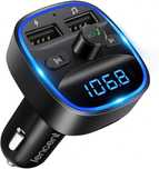 Transmiter FM Bluetooth 2xUSB microSD ładowarka LCD mikrofon, MP3,
