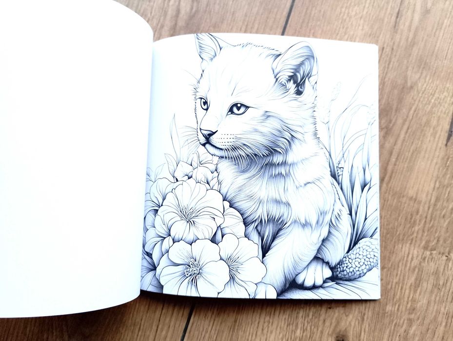 Animal Paradise, Colour Book, kolorowanki dla dzieci i dorosłych.