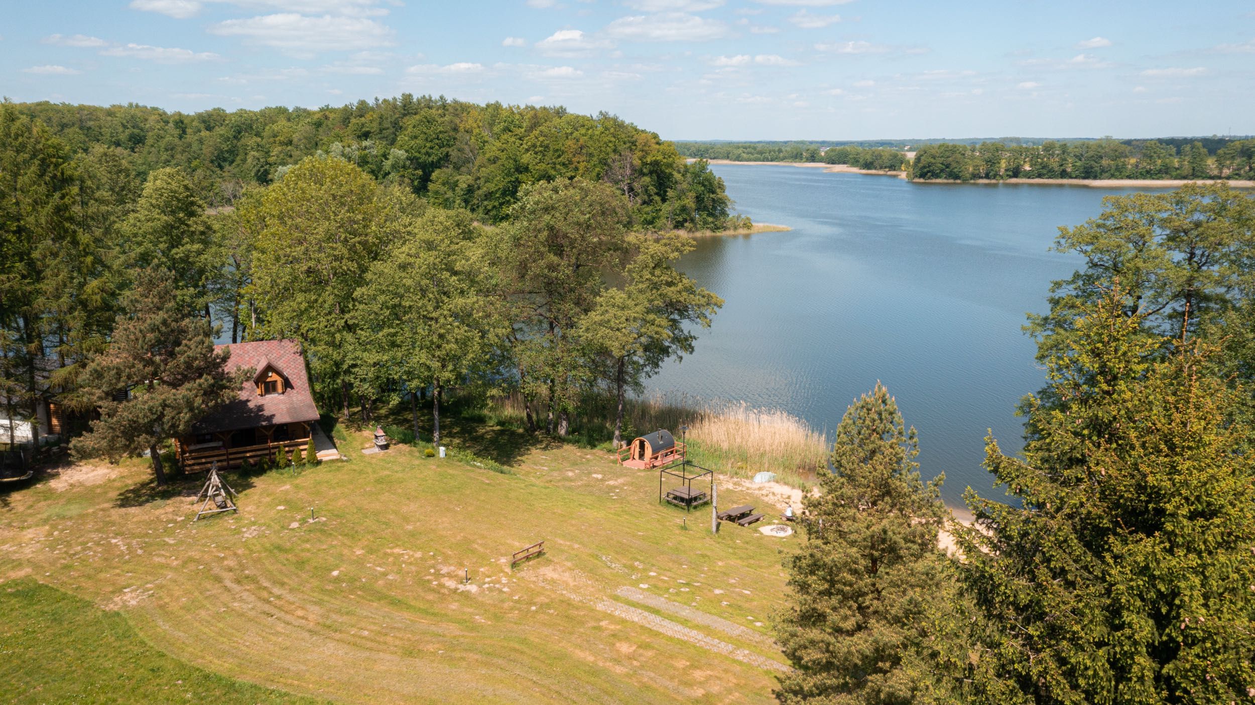 Domek Dom Nad Jeziorem MAZURY Jezioro KawalerskI Winiec komunia ślub