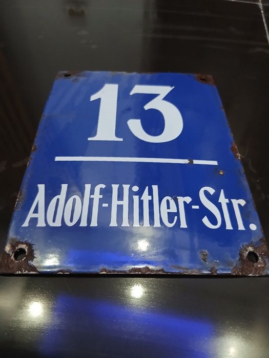 Wehrmacht 3 Rzesza Tablica emaliowana