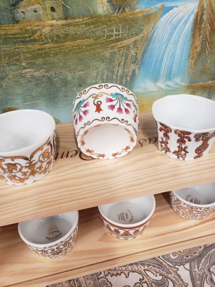 6 saleiros porcelana de coleção
