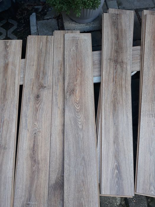 Panele z demontażu piękny wzór dąb rustykalny 13m2 całe plus kawałki