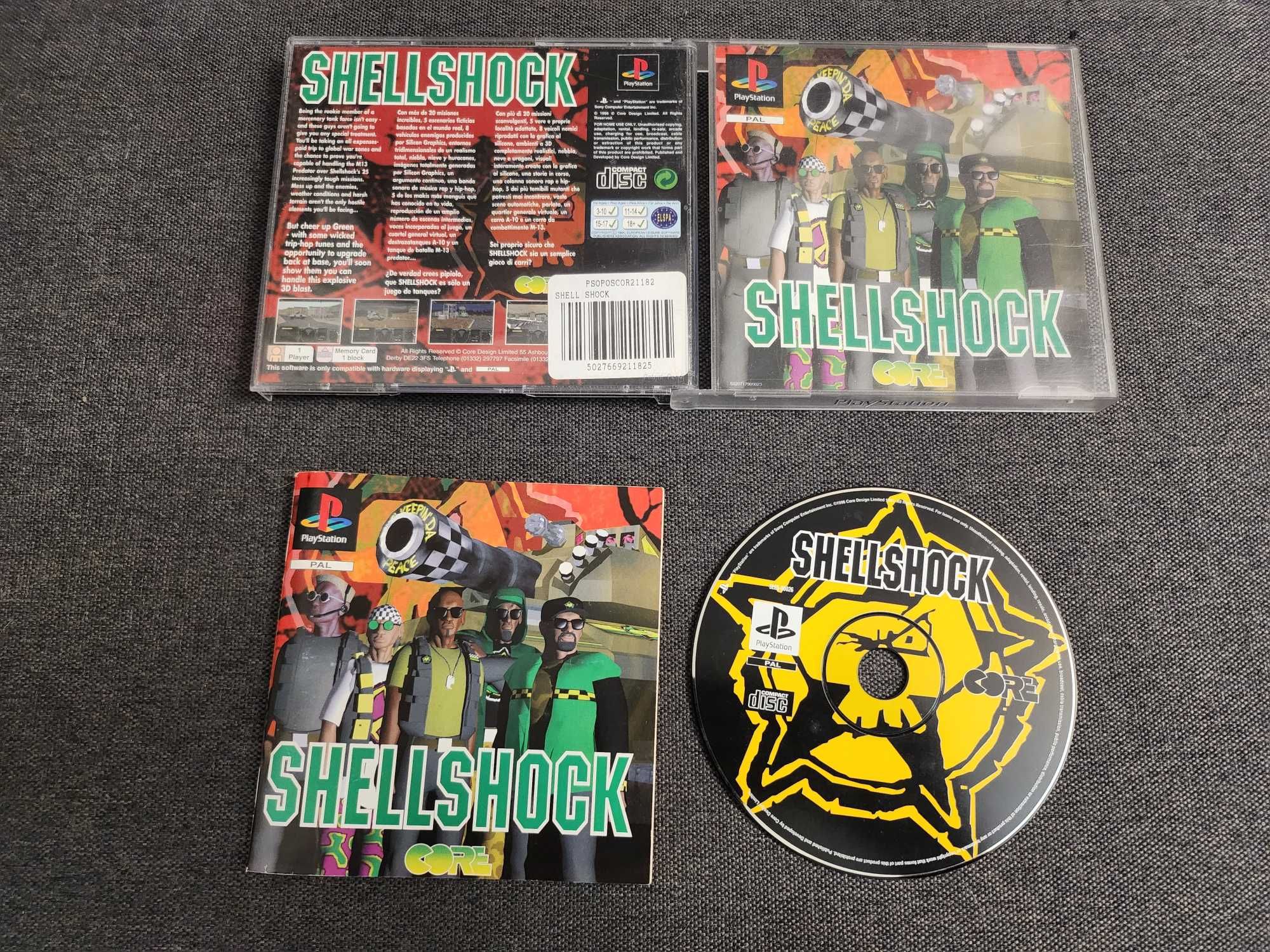PS1 Shellshock Kompletna Premierowa