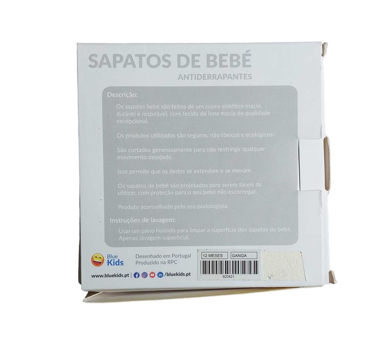 Sapatos de Ganga 6-12 meses
