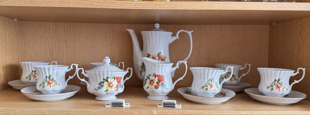 Serwis PRL porcelana Chodziez kawa, herbata