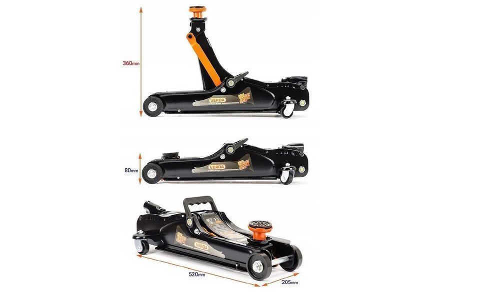 PODNOŚNIK HYDRAULICZNY niskoprofilowy 2,5T SILNY Gwarancja Wysyłka 0zł