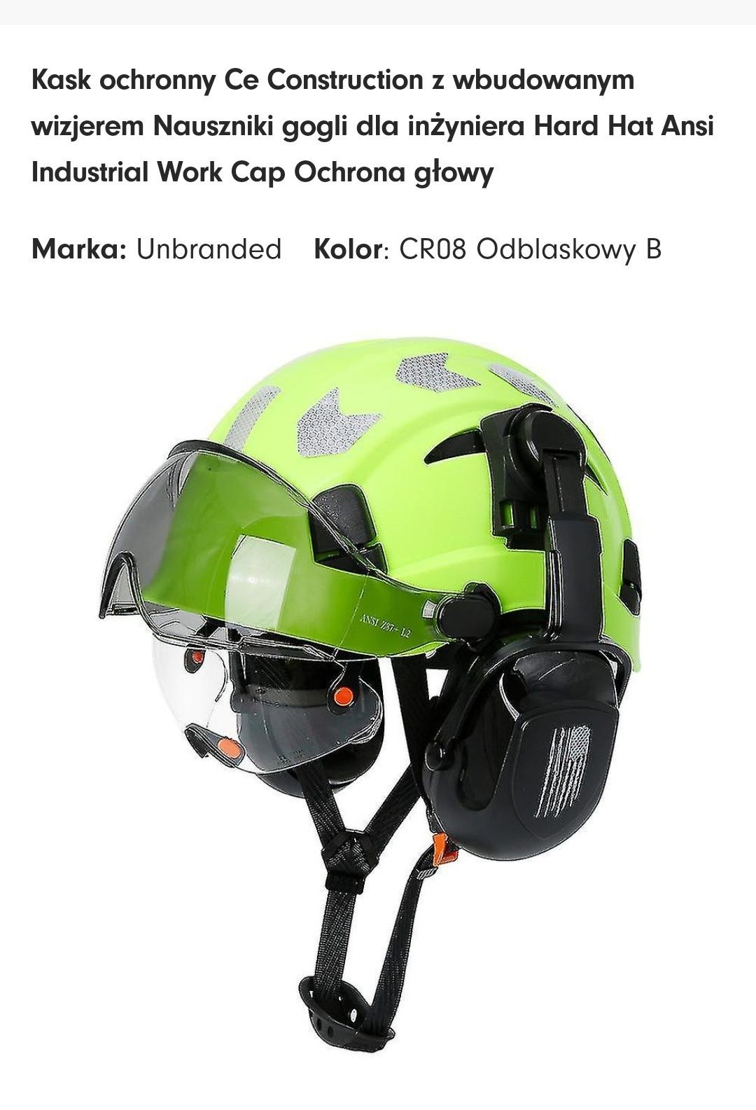 Kask ochronny BHP