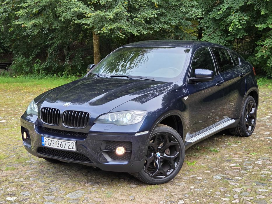 X6 3.0D 235Km, Skóry, Ksenon, Alu, Łopatki, Zar w PL, Super Cena