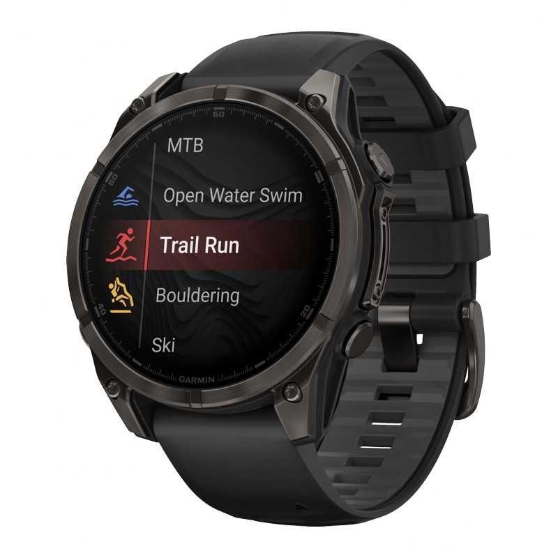 GARMIN fēnix 8 — 47 mm, AMOLED
Sapphire, Carbon grey, Jak nowy