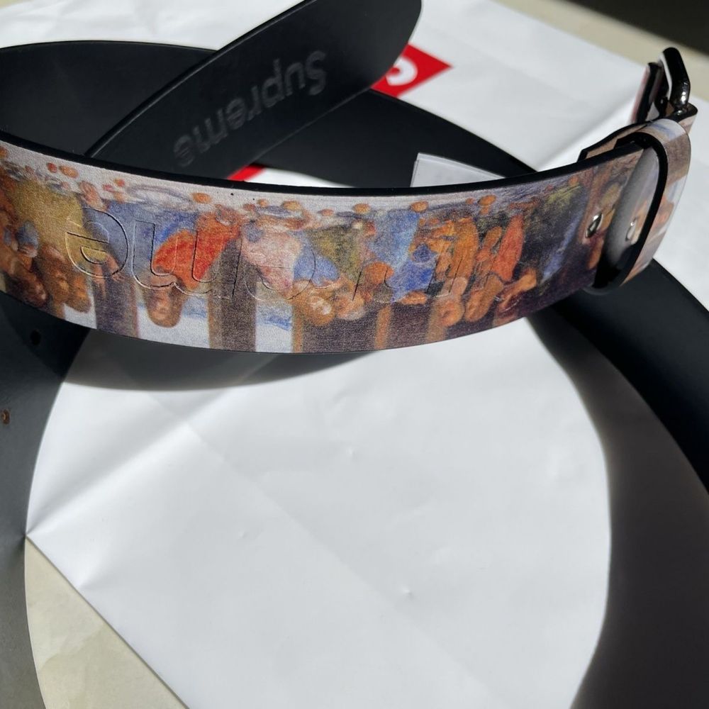 Supreme Last Supper Leather Belt
