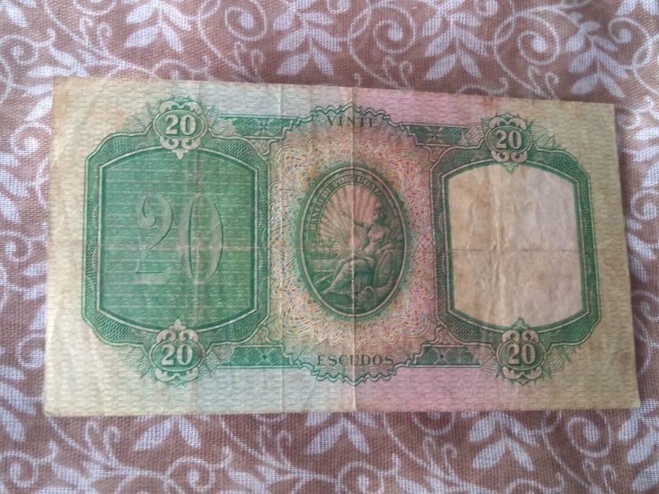 Nota de 20 Escudos ano 1944