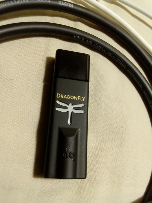 Audioquest DAC DragonFly Black + kabel Klotz + przejściówki okazja zes