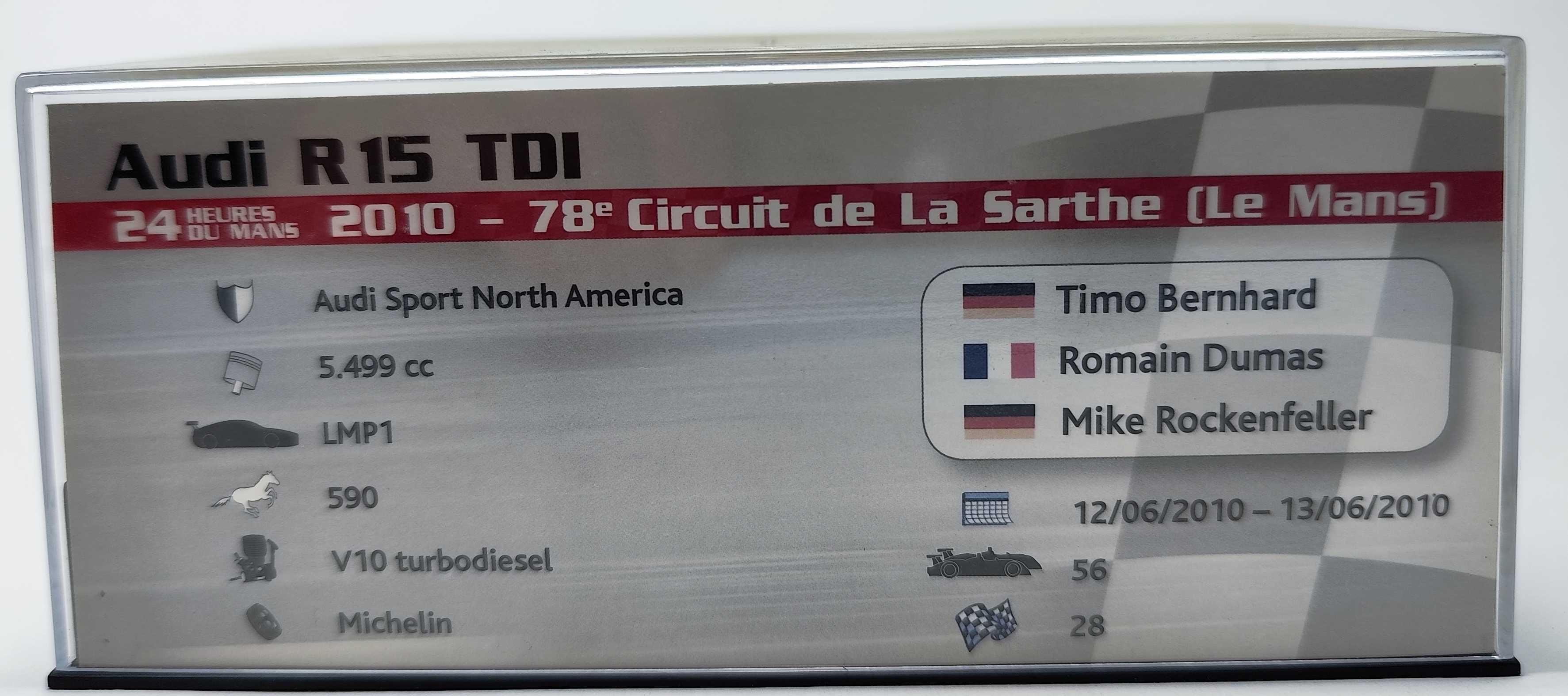 Audi R 15 TDI + Maserati MC12 GT 1