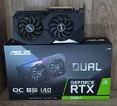 Karta Graficzna ASUS GEFORCE RTX 3060 Ti OC Edtion 8GB GDDR6 PCIe 4.0