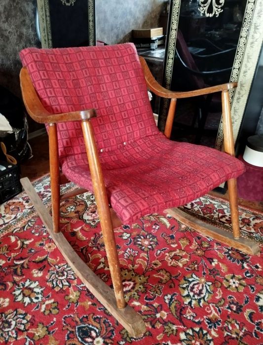 Кресло качалка винтажное