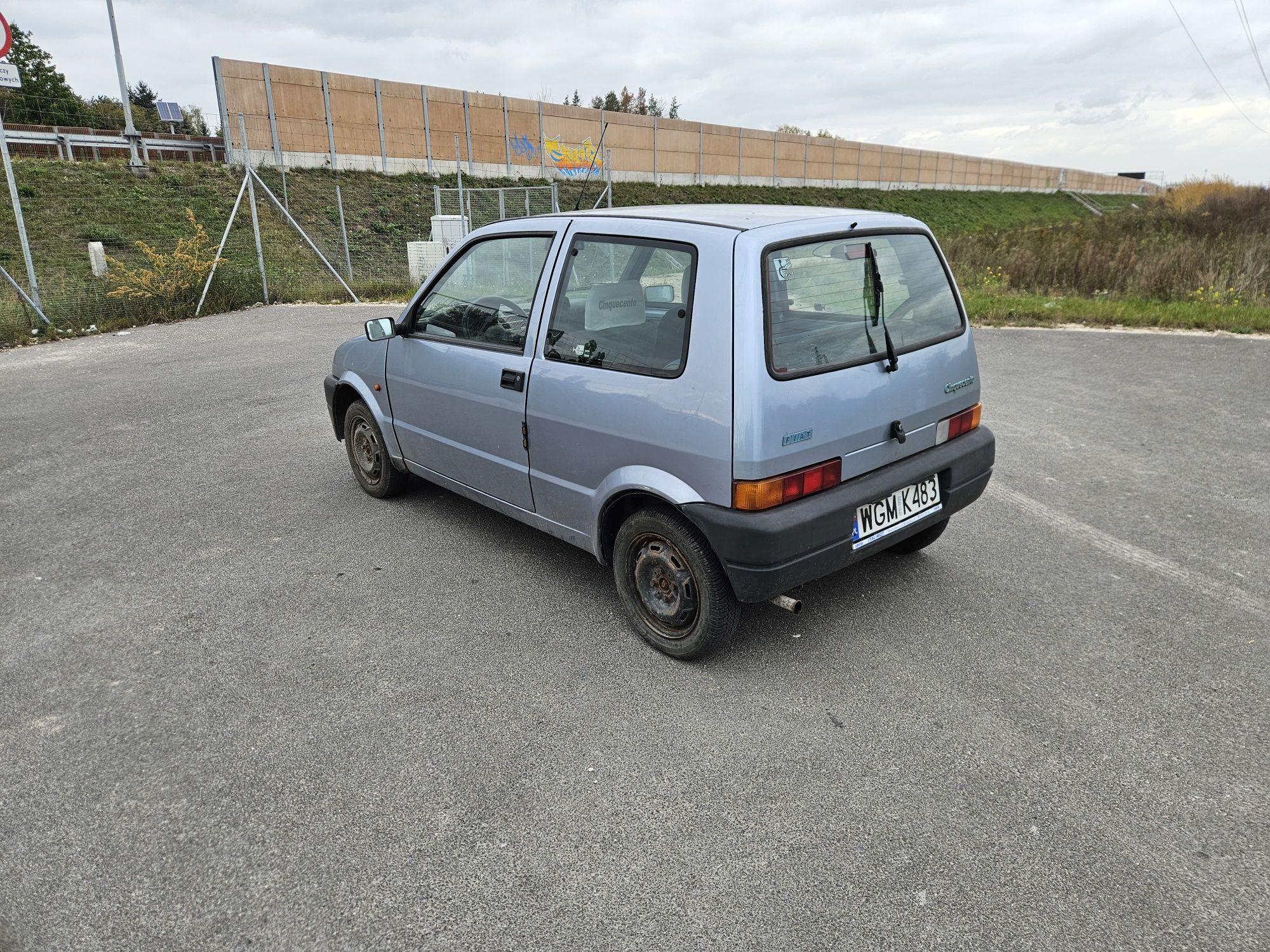Fiat cinquecento 702 fsm z garażu od dziadka.