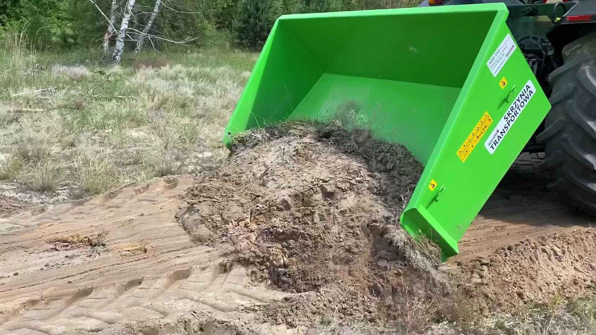 Skrzynia Transportowa Do Ciągnika, Na Tuza