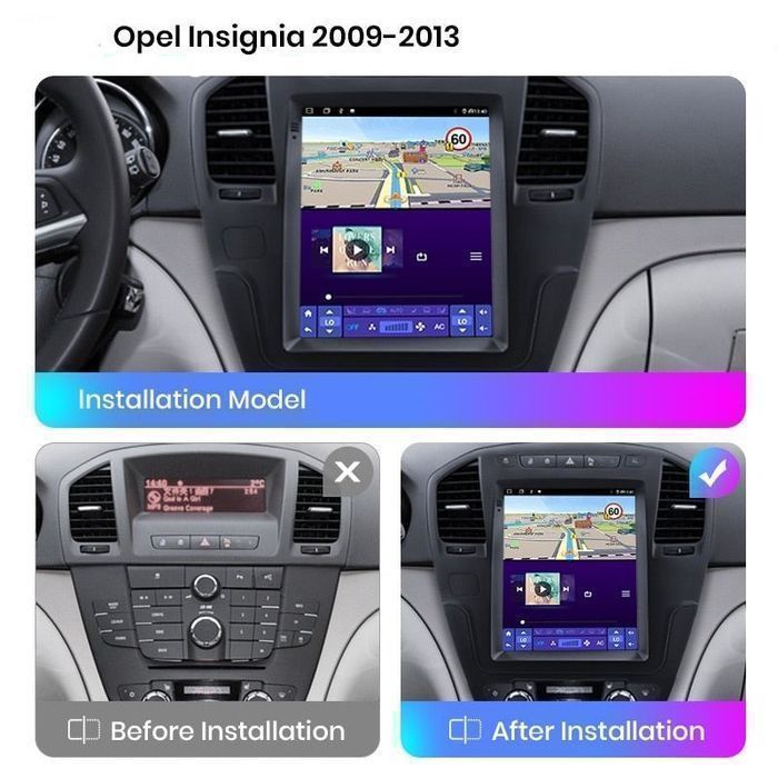 Radio nawigacja Opel Insignia 2009 - 2013 Android Carplay 2GB 32GB