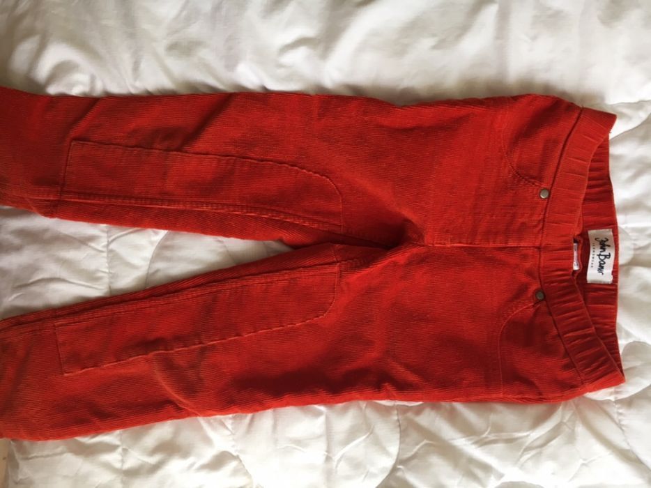 Вельветовые брюки на девочку