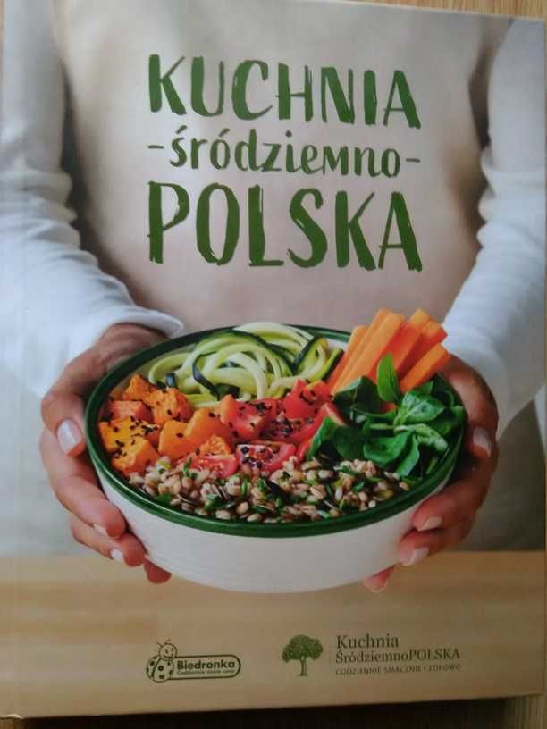 Kuchnia śródziemno-polska - książka kucharska - nieużywana