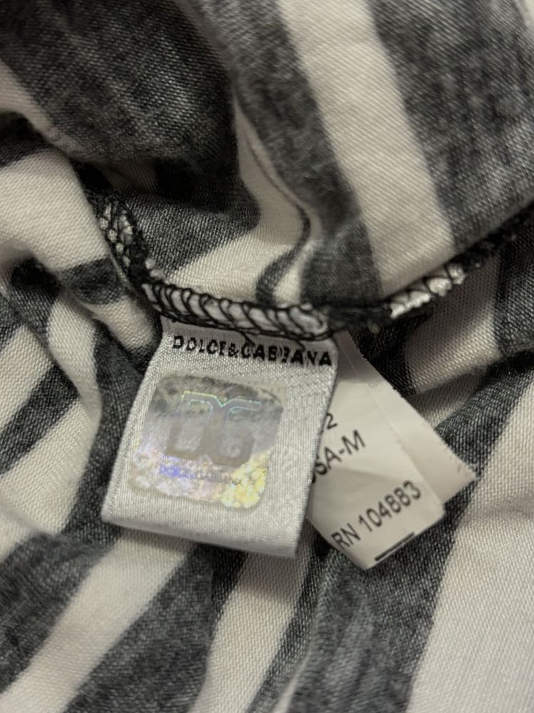 Кофта Dolce Gabbana zip Zebra print вінтажна S-M